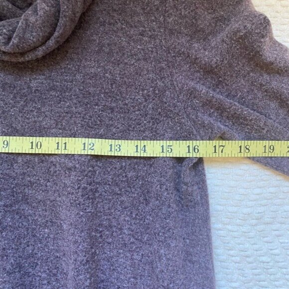 Wonderland Orange Cowl Neck Long Sleeve Fleece Dress Raisin Color Size Small - Picture 7 of 9